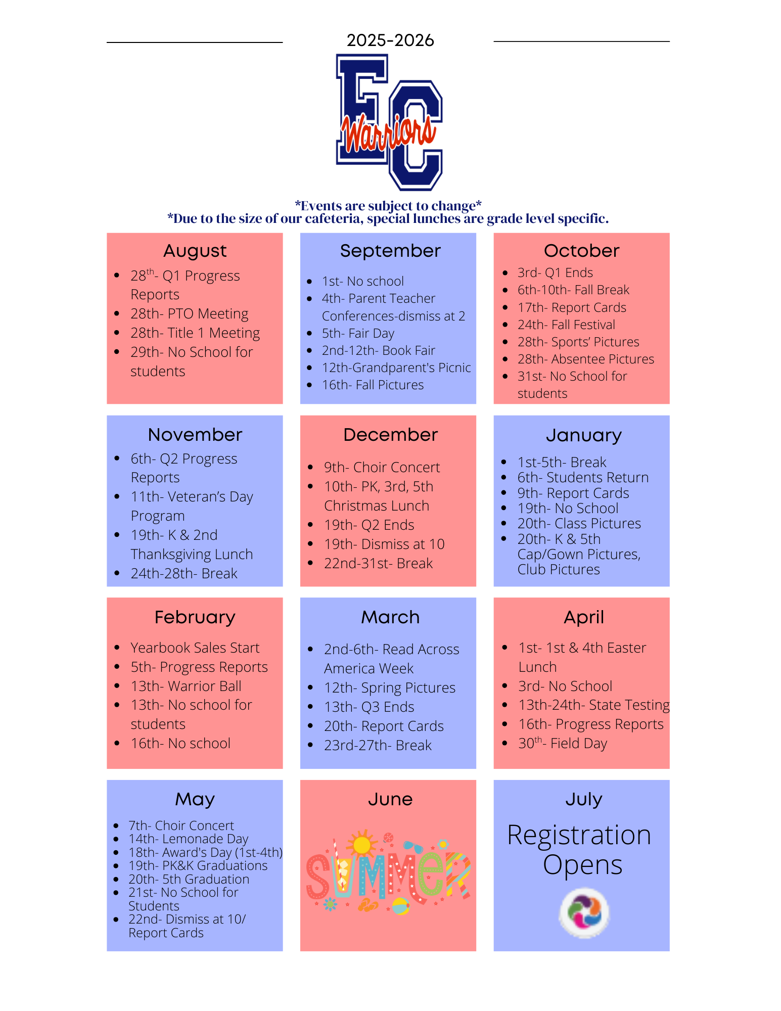 calendar