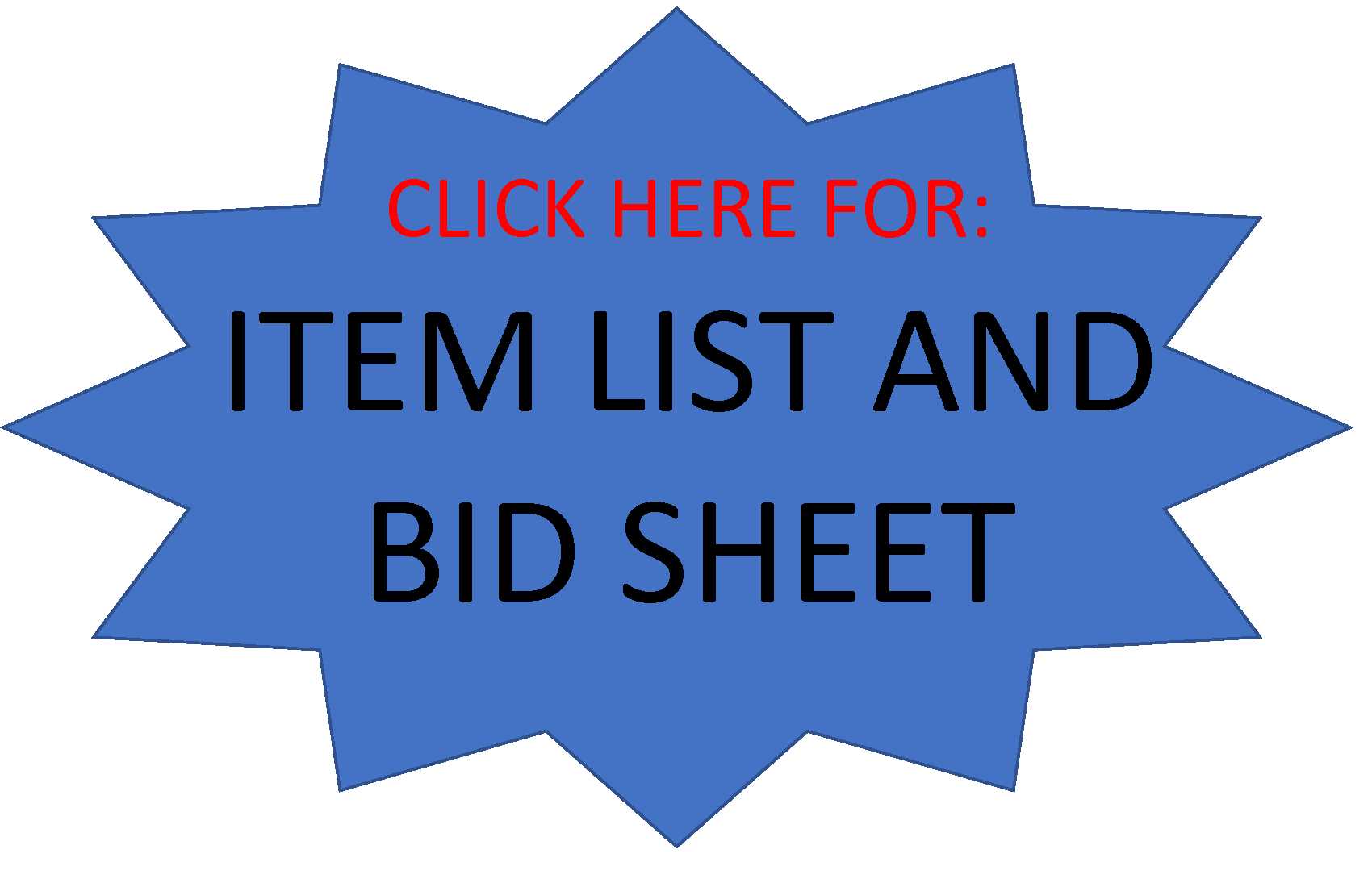 Surplus Item List and Bid Sheet