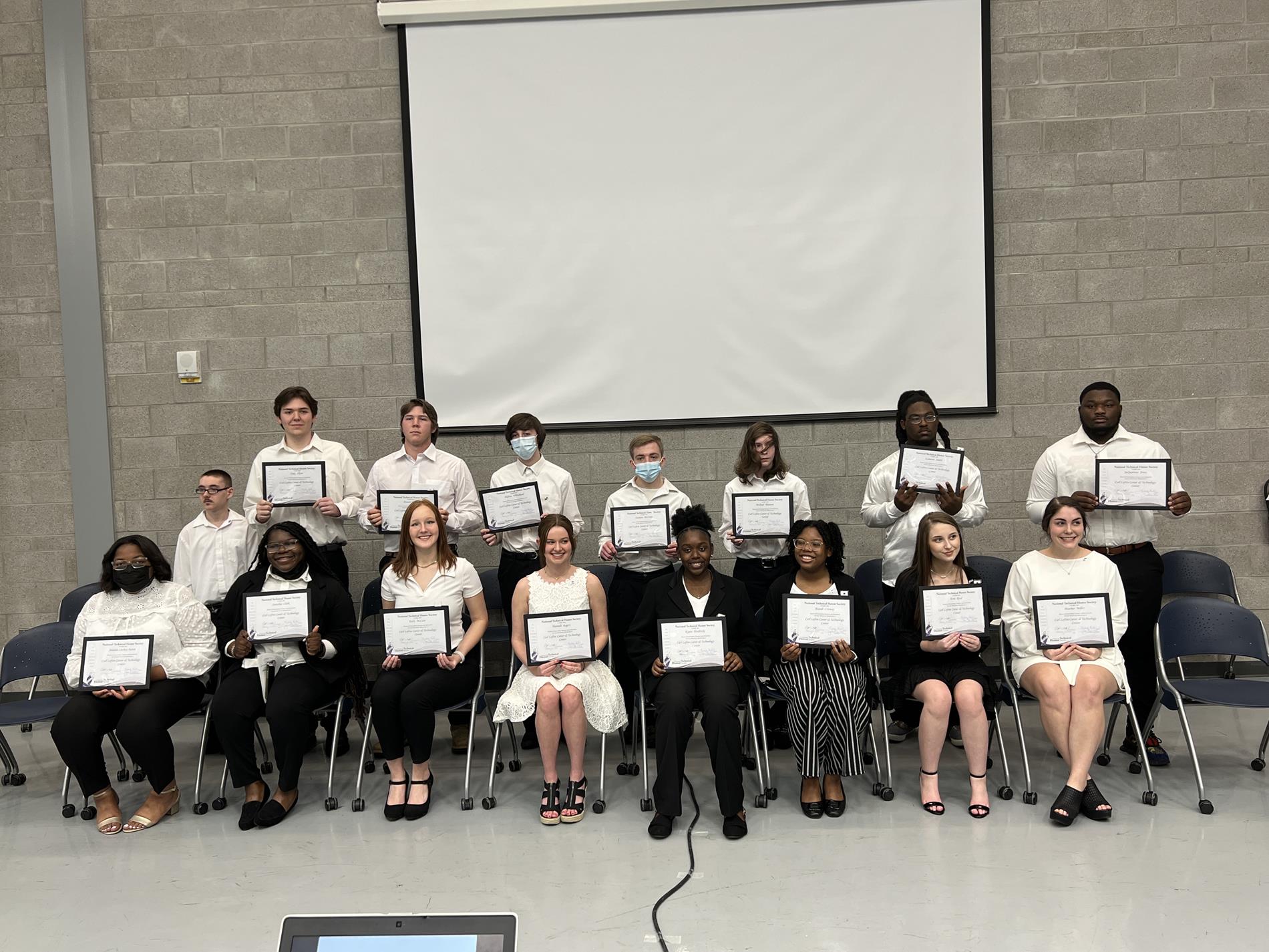 National Technical Honor Society (NTHS)  Induction 21-22