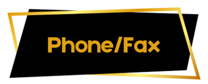 Phone Number/Fax Phone Number/Fax