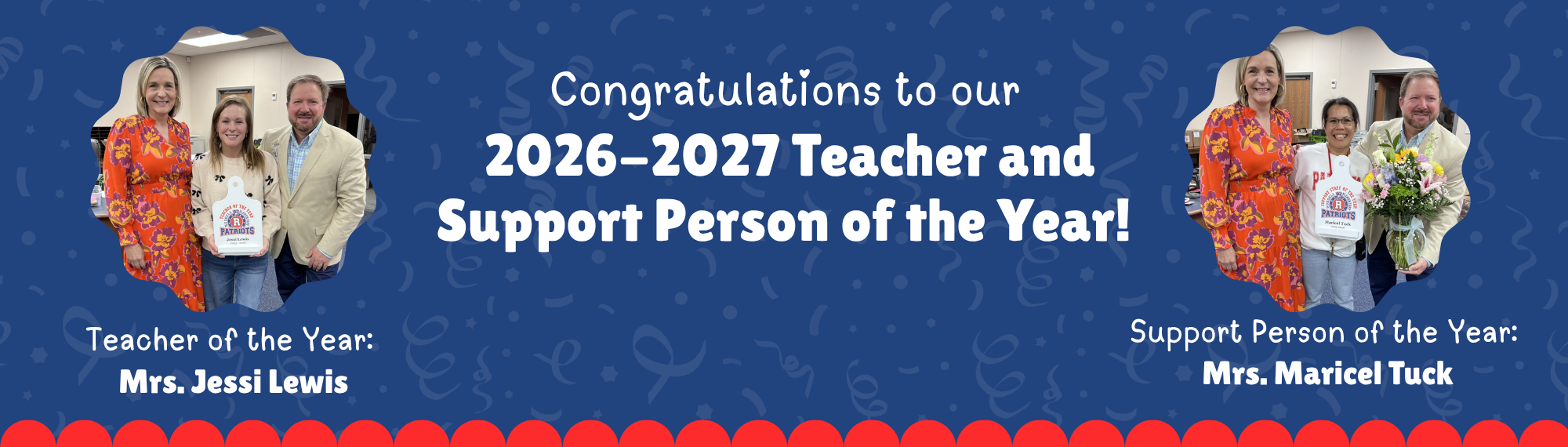2026-2027 Teacher and Support Teacher of the Year