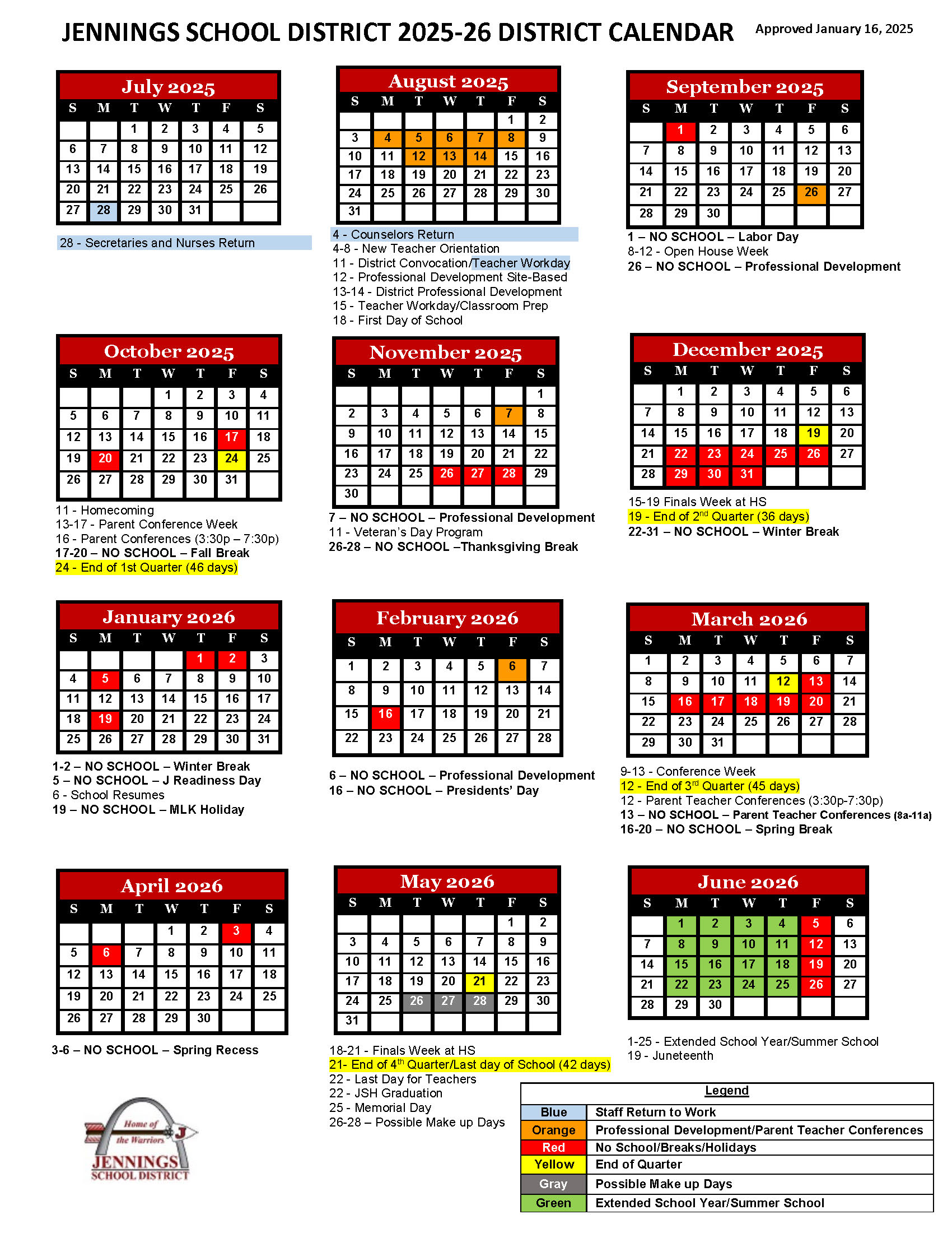 Calendar