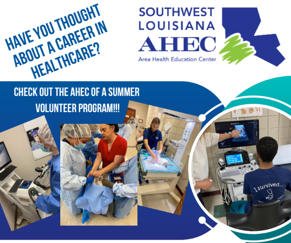 Deadline for AHEC of a Summer Program is March 18th.