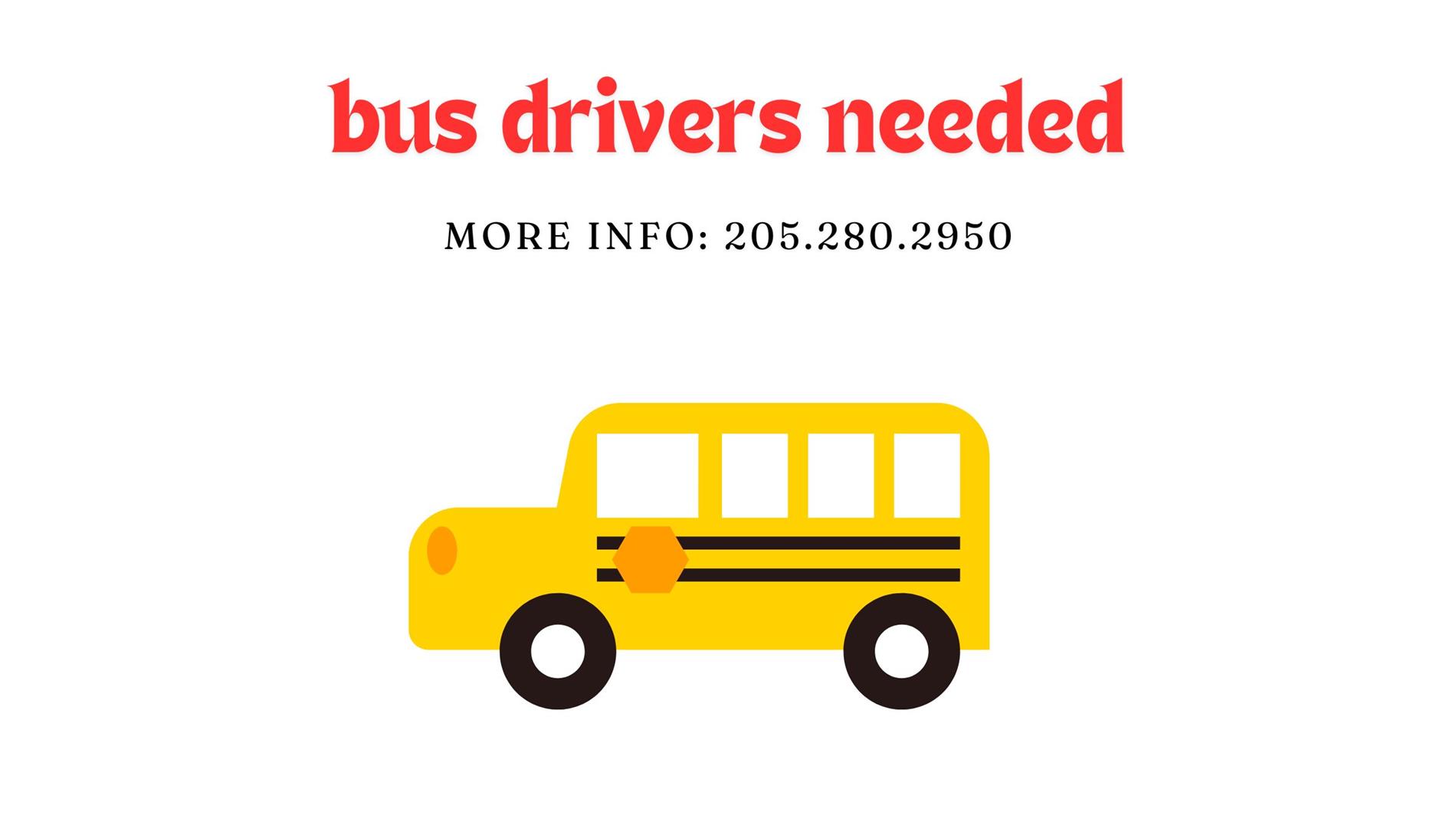 Bus Drivers Needed! 