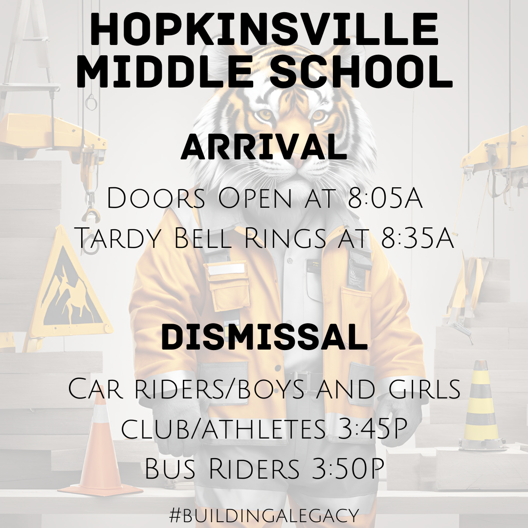 arrival and dismissal schedule