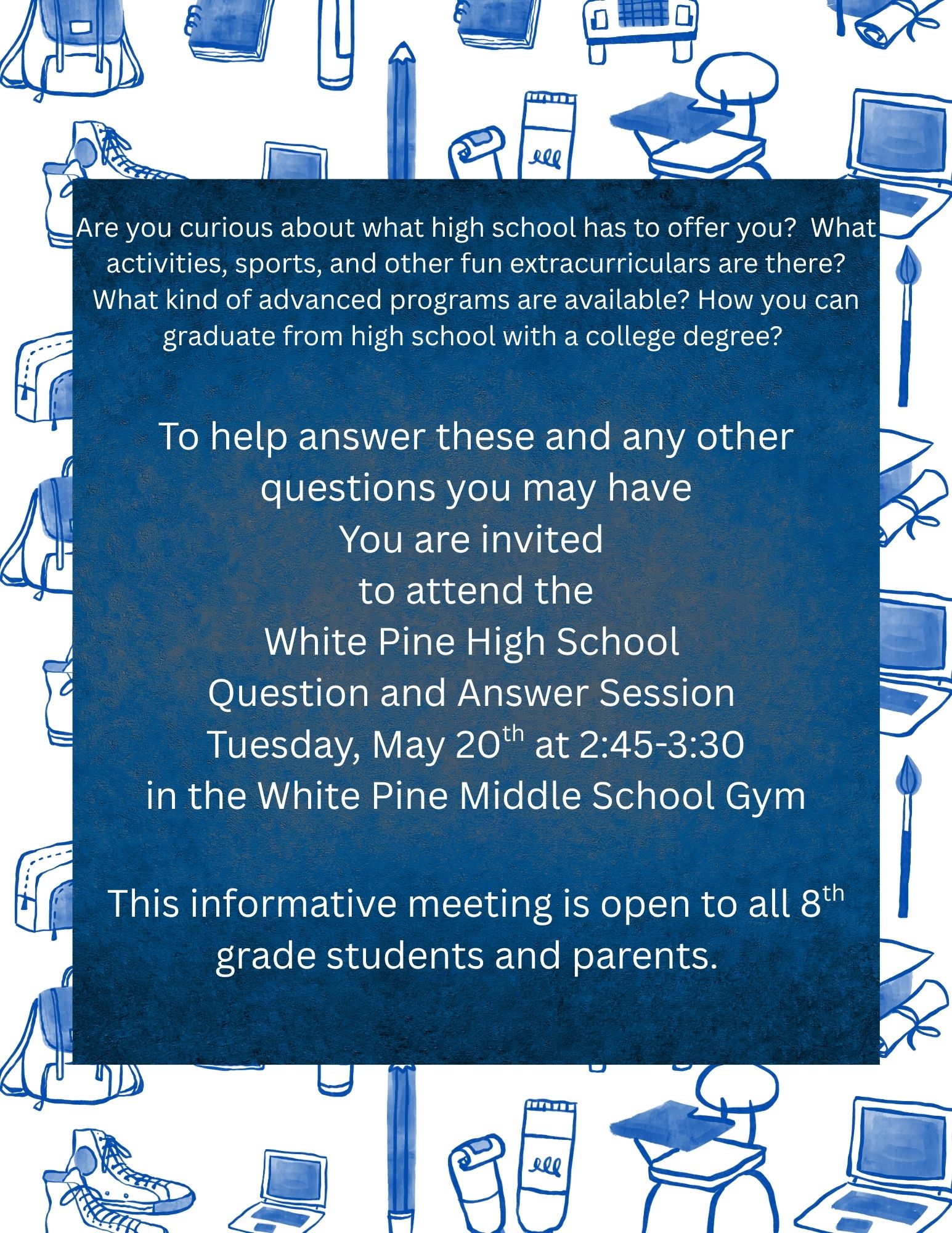 Q & A Session Flyer