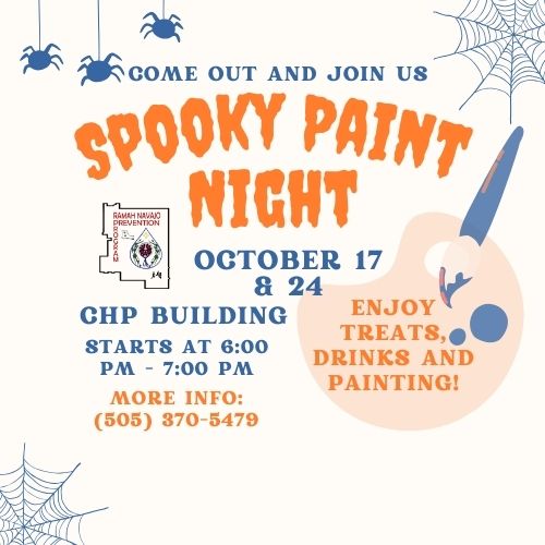 CHP Spooky Paint Night