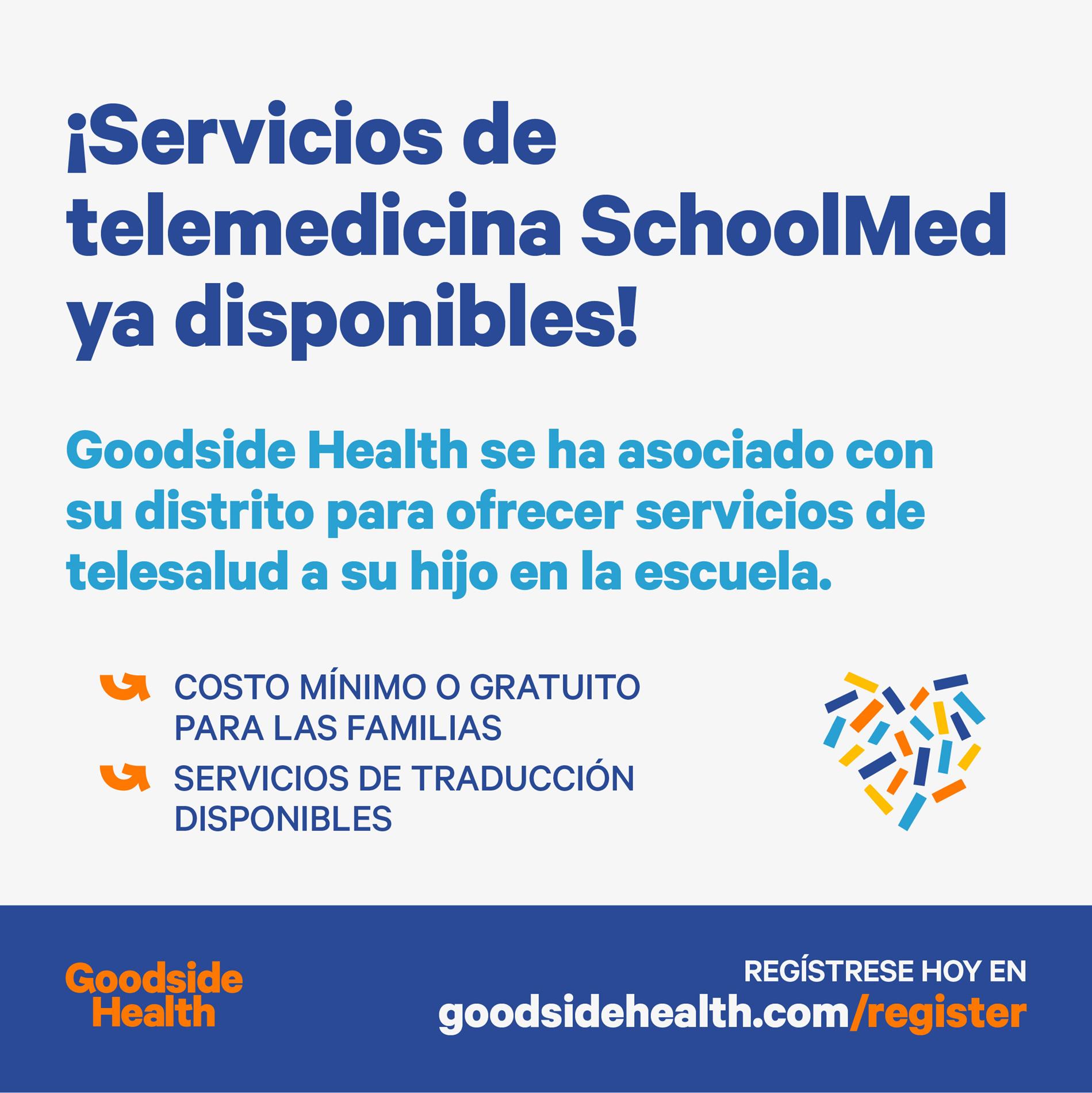 Goodside Health Information in Spanish