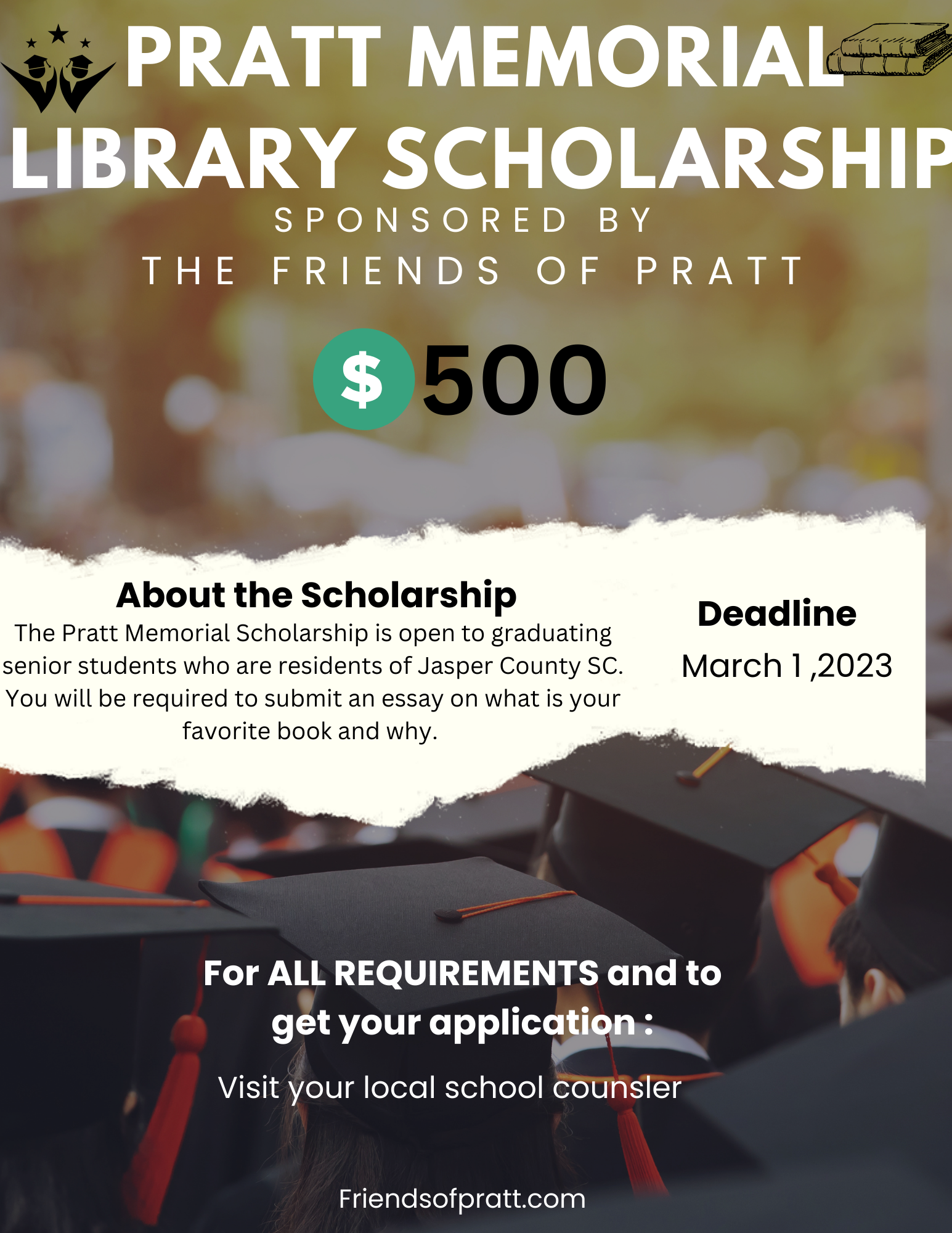 Pratt Memorial Library Scholarship
