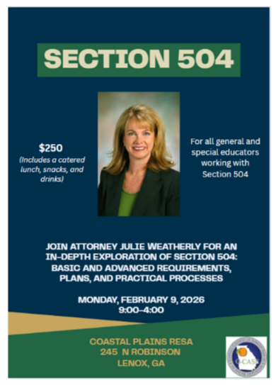 Section 504 Conference Information