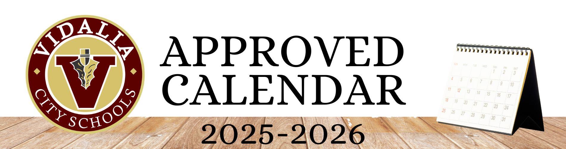 VCS Approved Calendar 25-26
