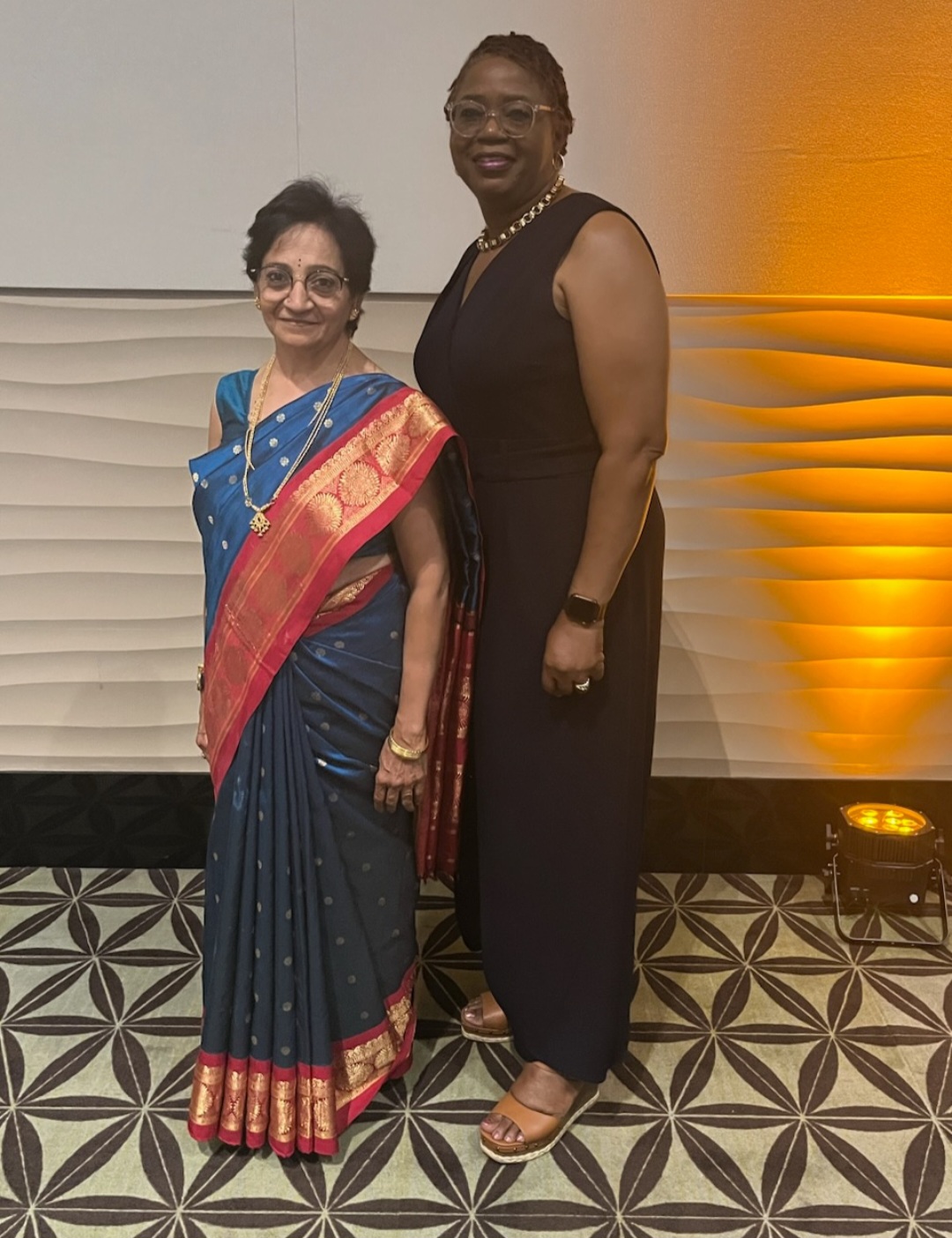 Dr. Vijay and Ms. White, SCHS Assistant Principal
