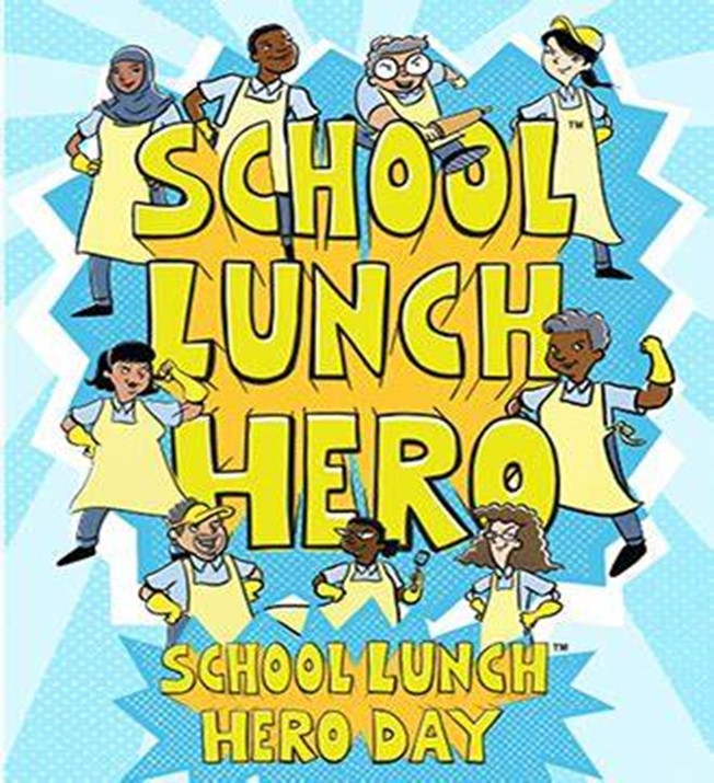 National School Lunch Hero Day, May 2, 2025. National School Lunch Hero Day, May 2, 2025.