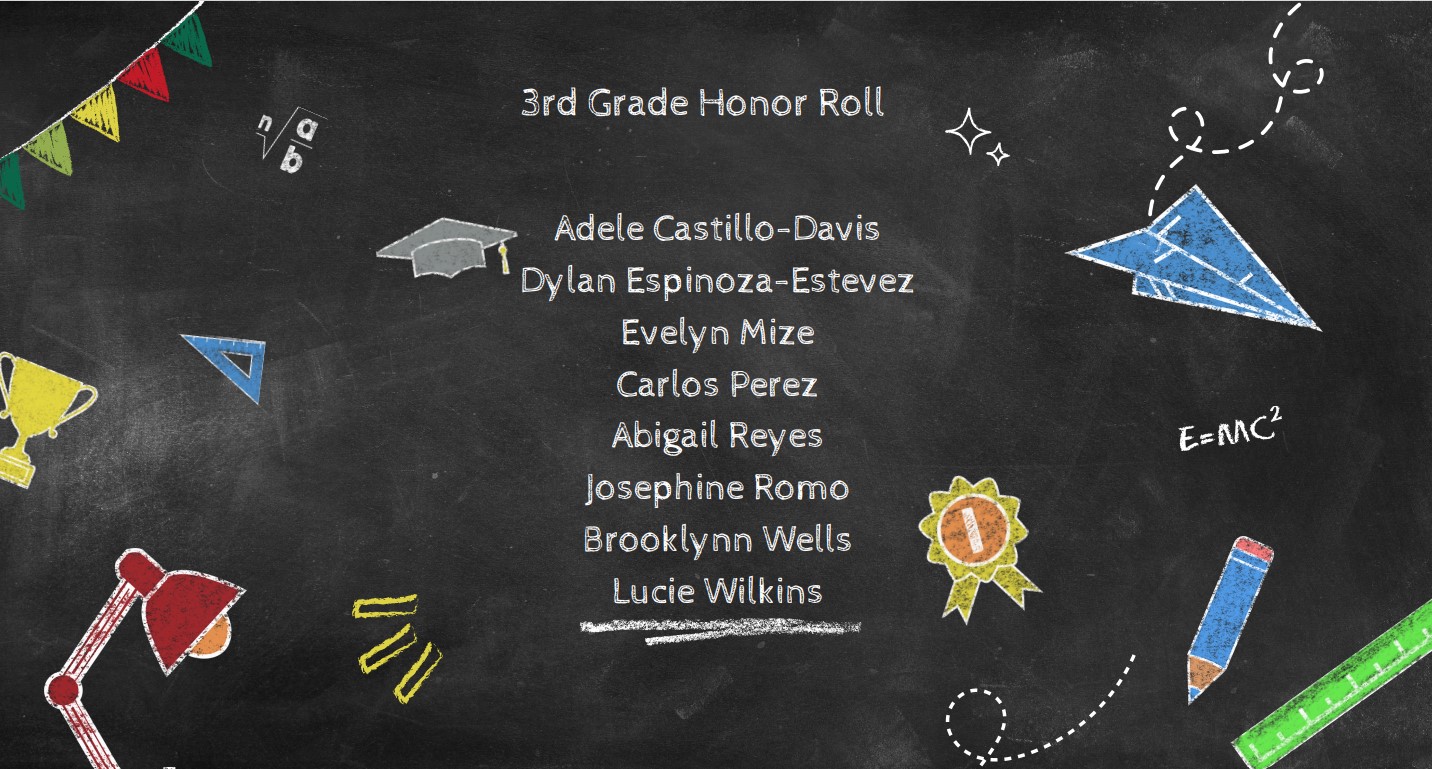 3rd Grade Honor Roll