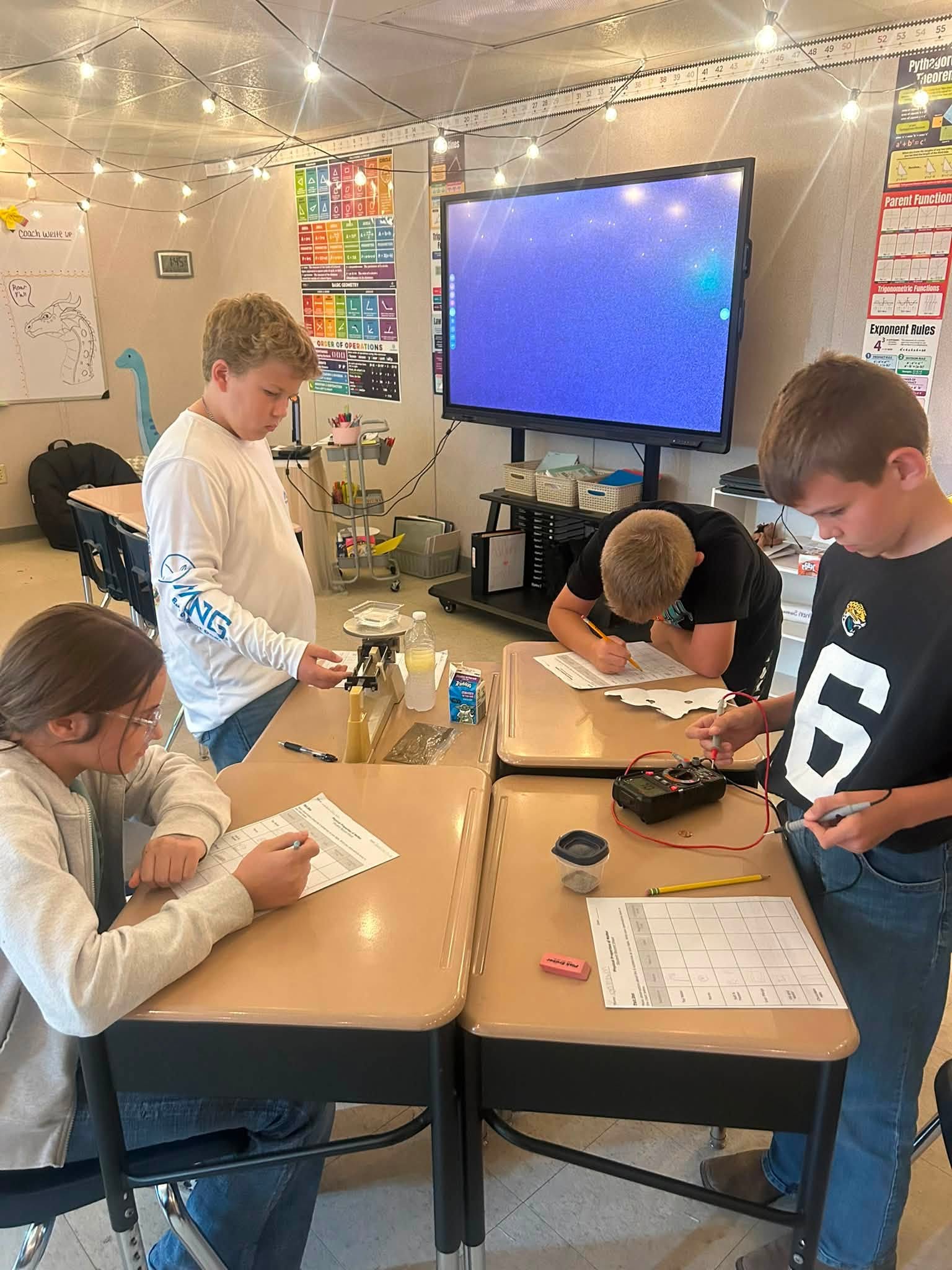6th grade learning about physical properties of matter!