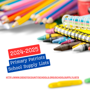 24-25 Primary Patriot Supply Lists