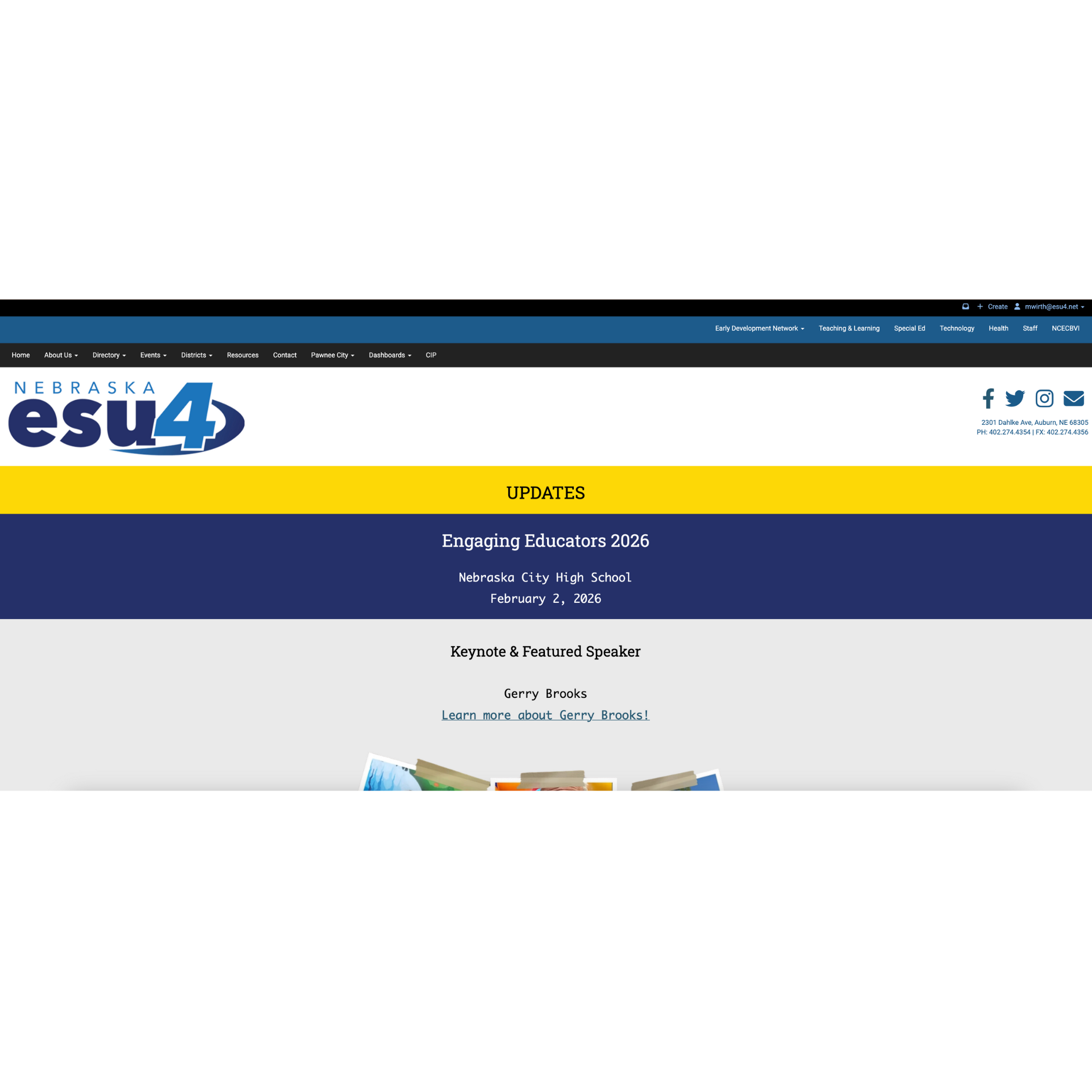 a screenshot of the Engaging Ed website a screenshot of the Engaging Ed website