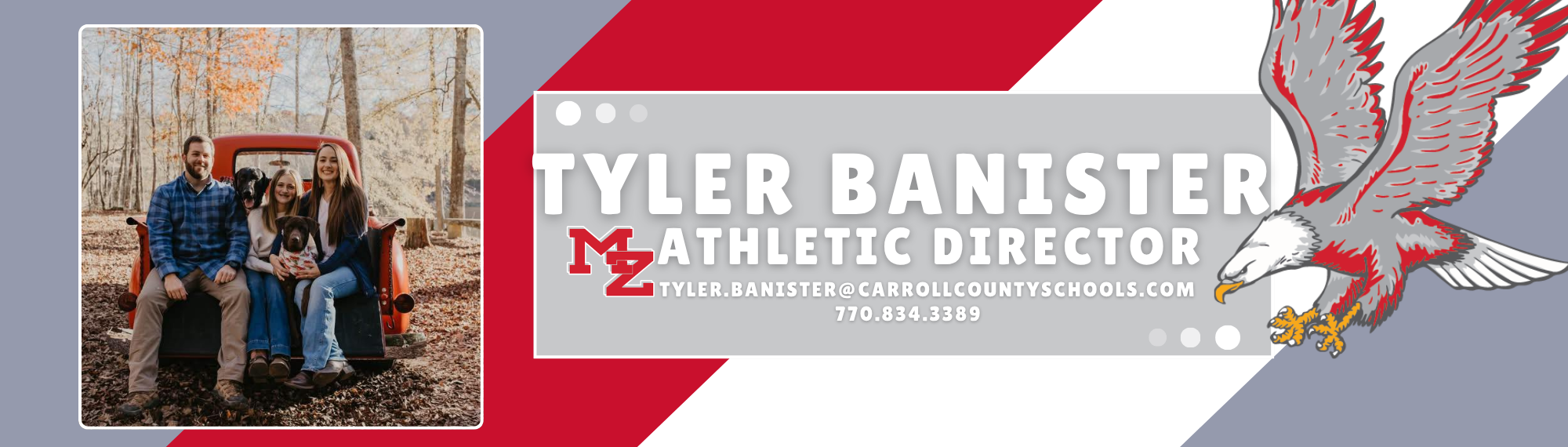 Athletic Director: Tyler Banister Contact at: Tyler.banister@carrollcountyschools.com