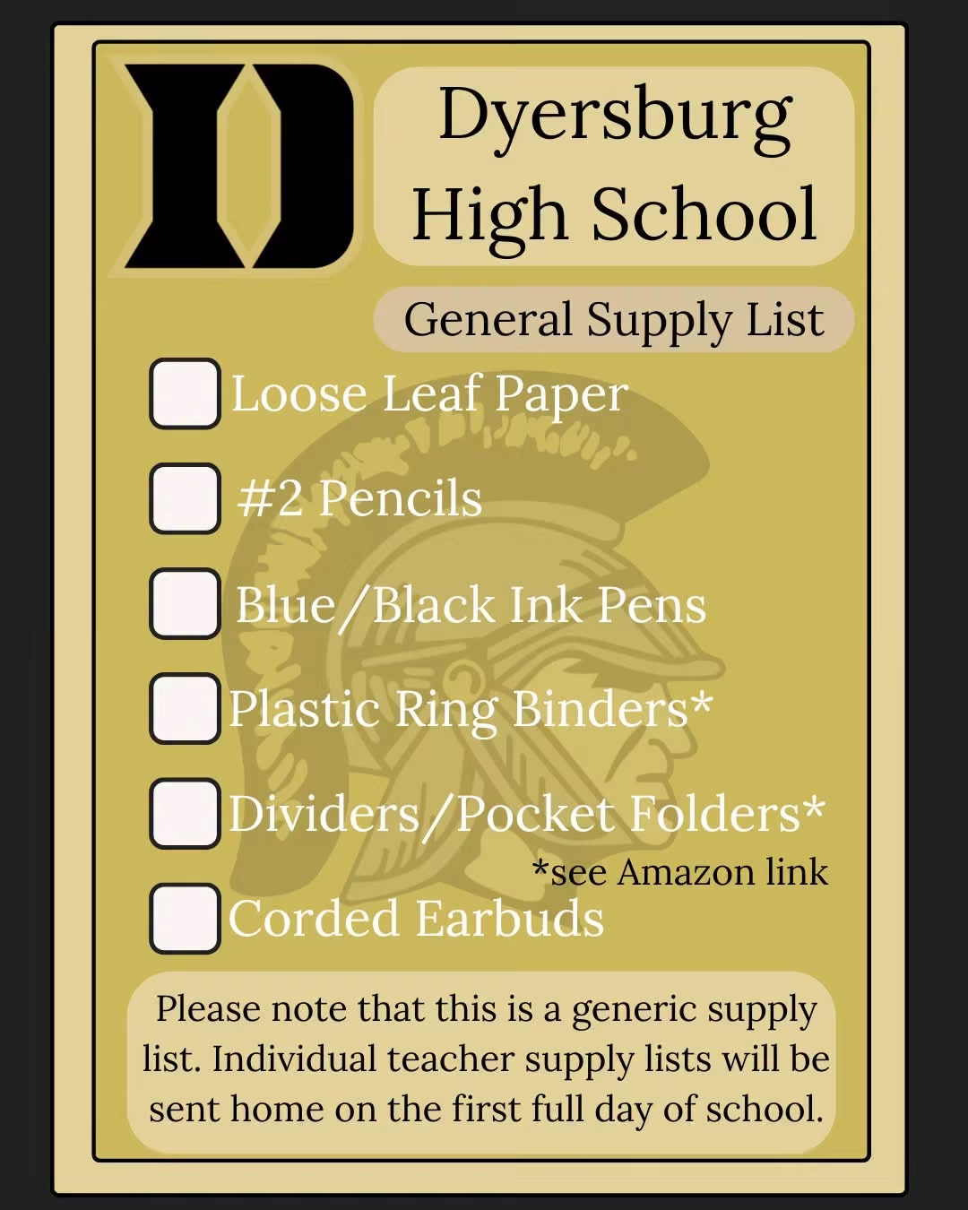 School Supplies