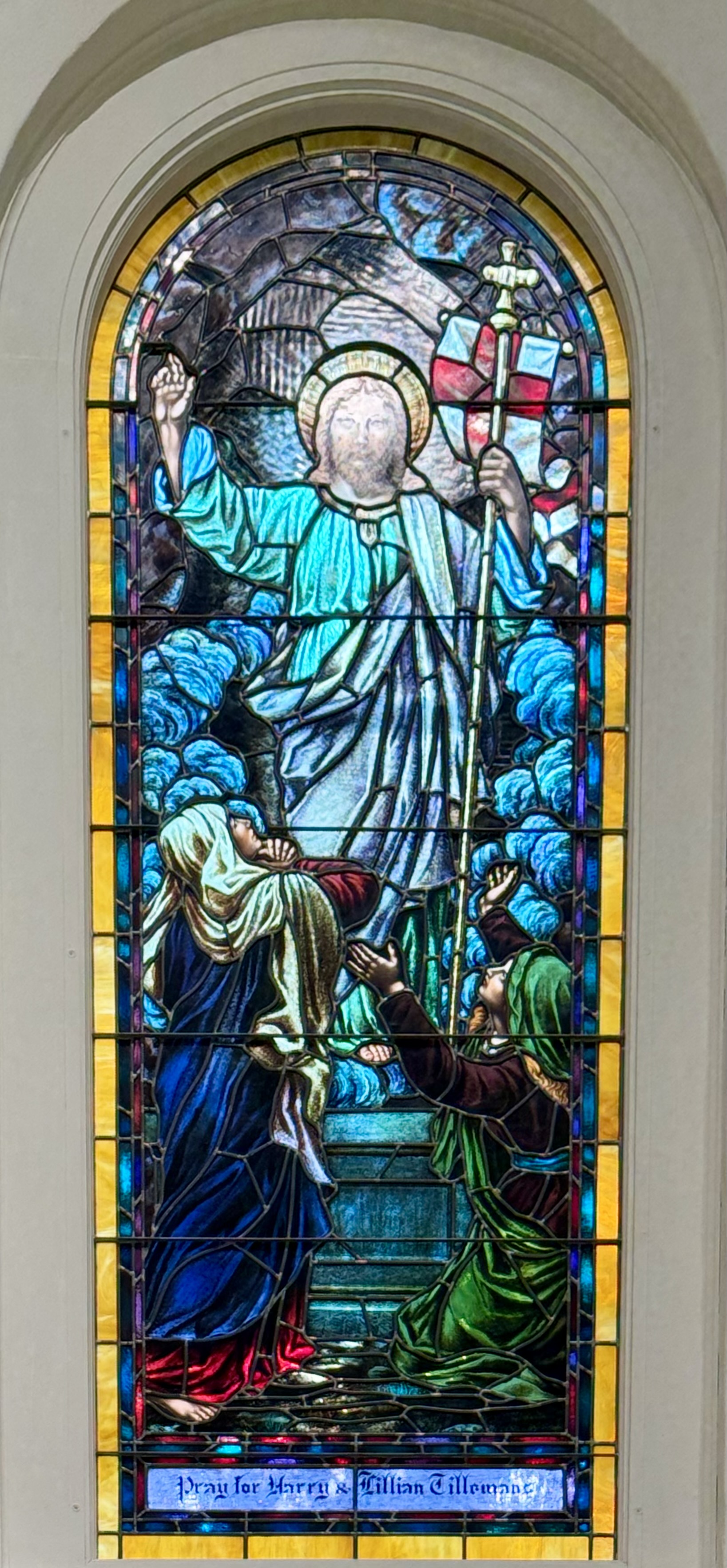 Stained Glass Window Resurrection