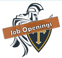 SLHS mascot with Job Openings label