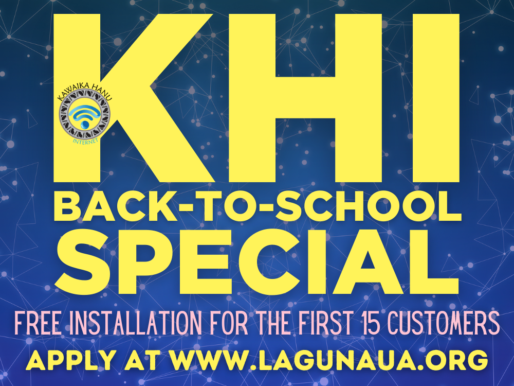 KHI Back-To-School Special · Free installation for the first 15 customers!