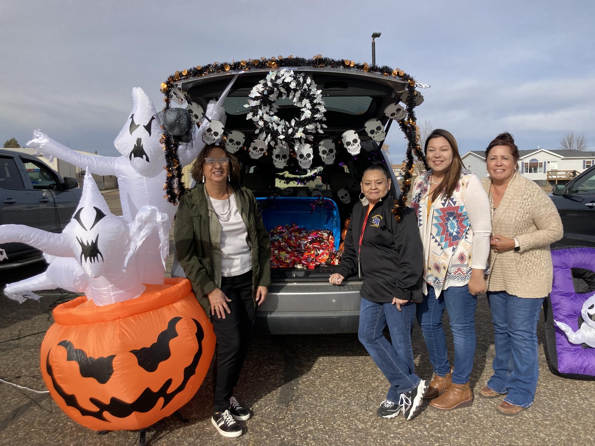 Business Office Staff at Trunk or Treat