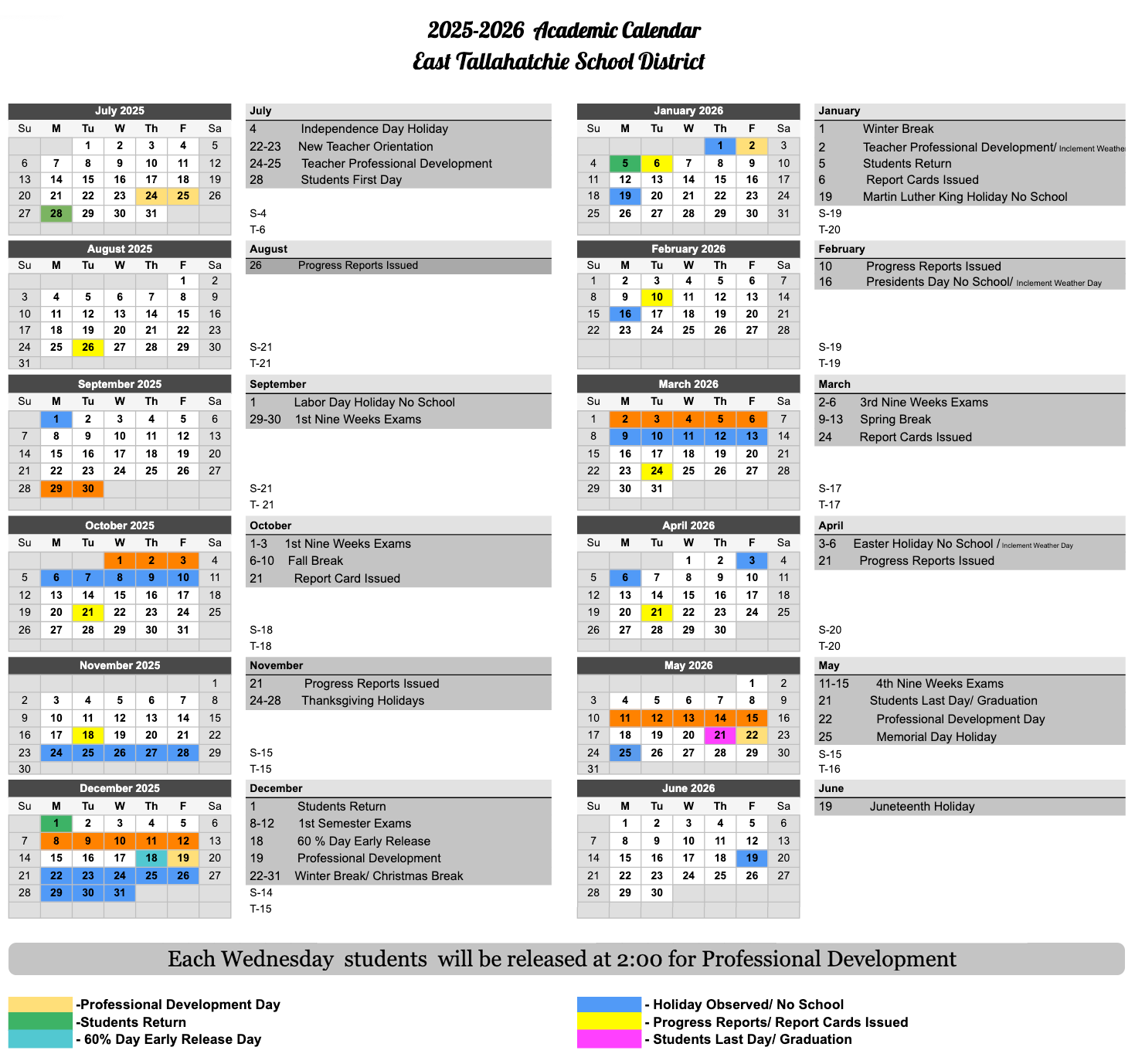 Calendar