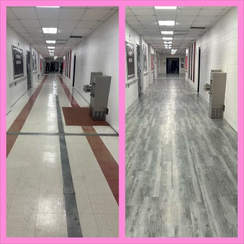 New Floors in Lower C Hall!