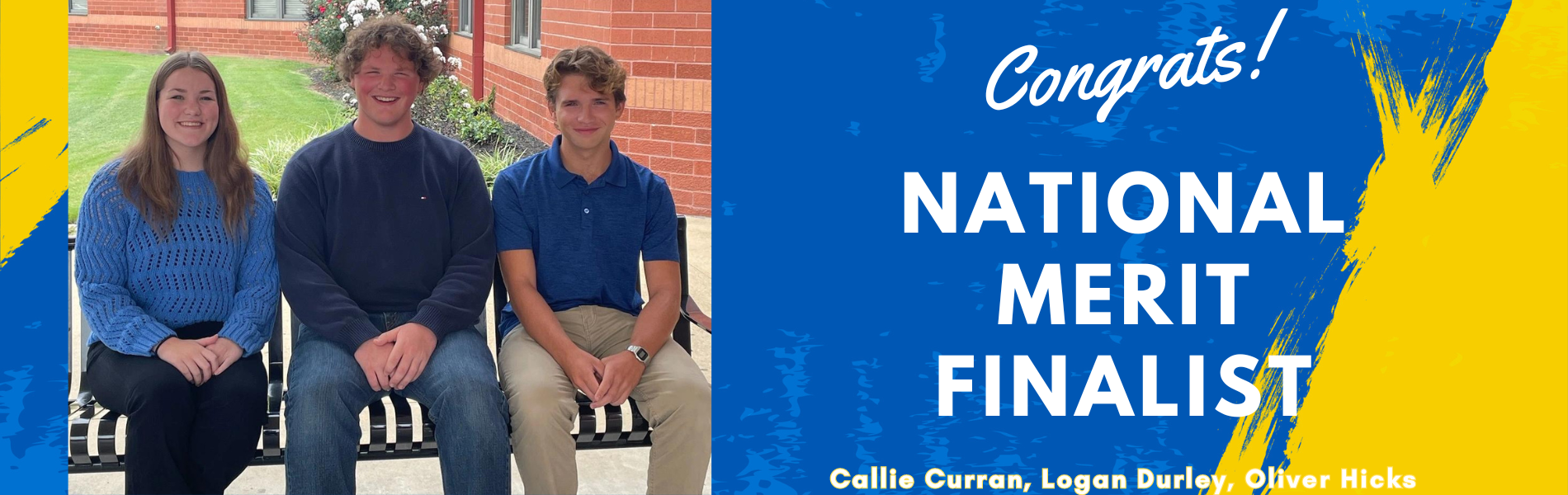 Congratulations to the OBHS National Merit Finalist
