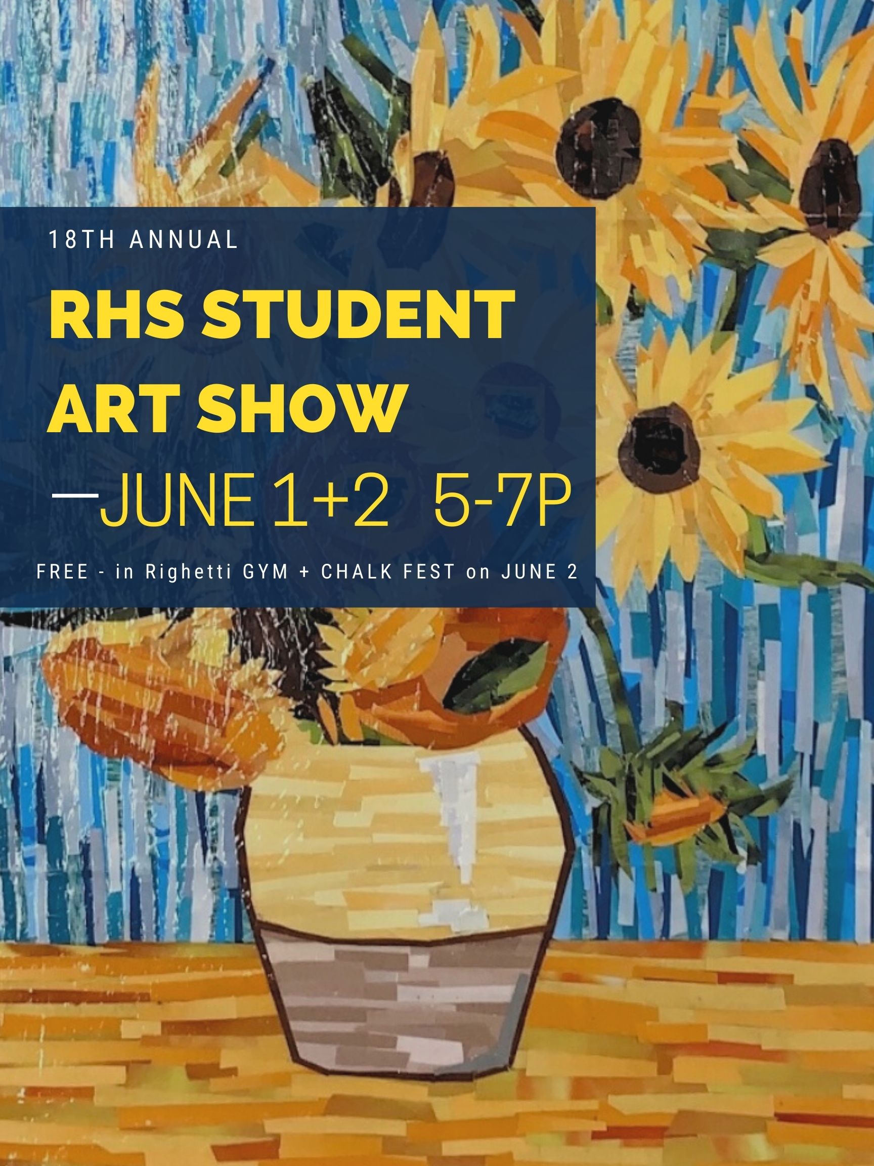 ERHS Art Show and Chalk Festival