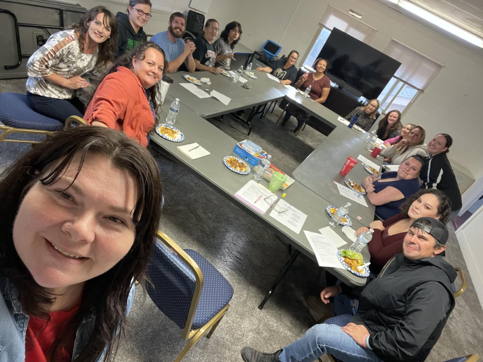 Parent Meeting Group Selfie