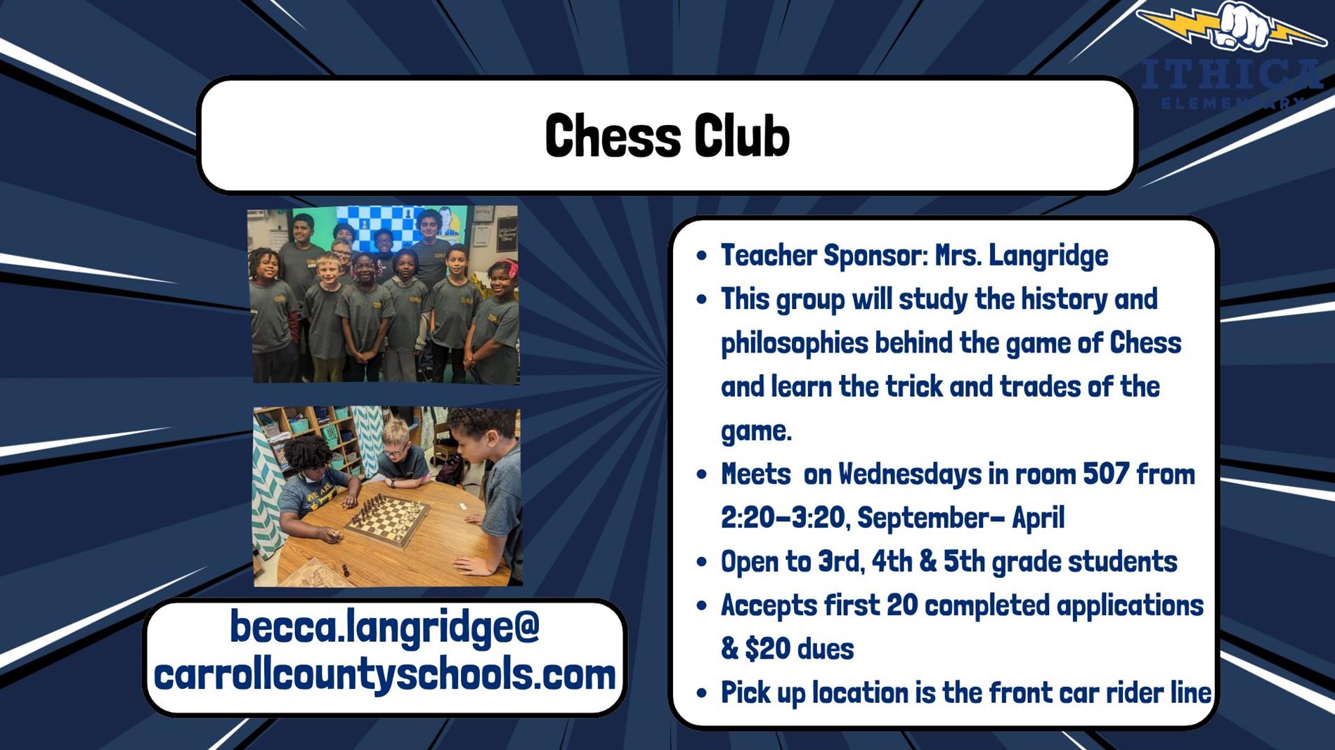 chess club information