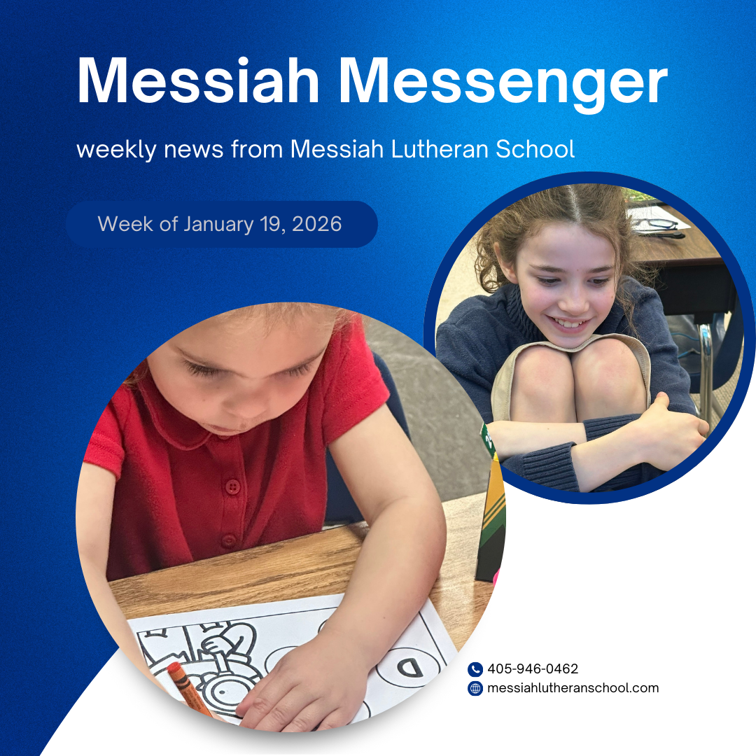 Messiah Messenger for the week of January 19, 2026