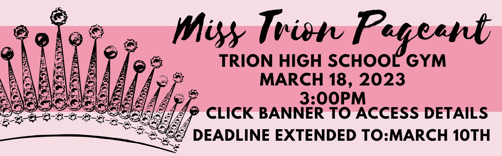 MISS TRION PAGEANT