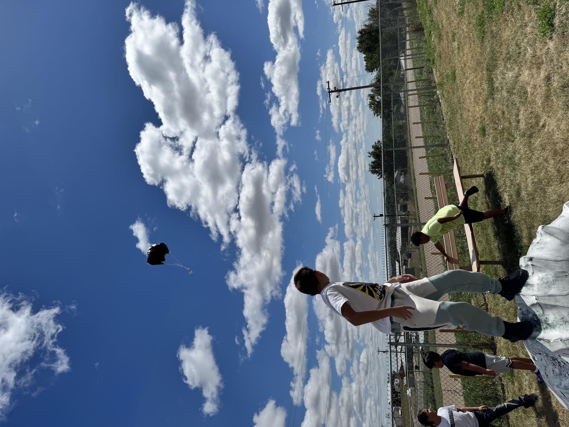Testing a parachute