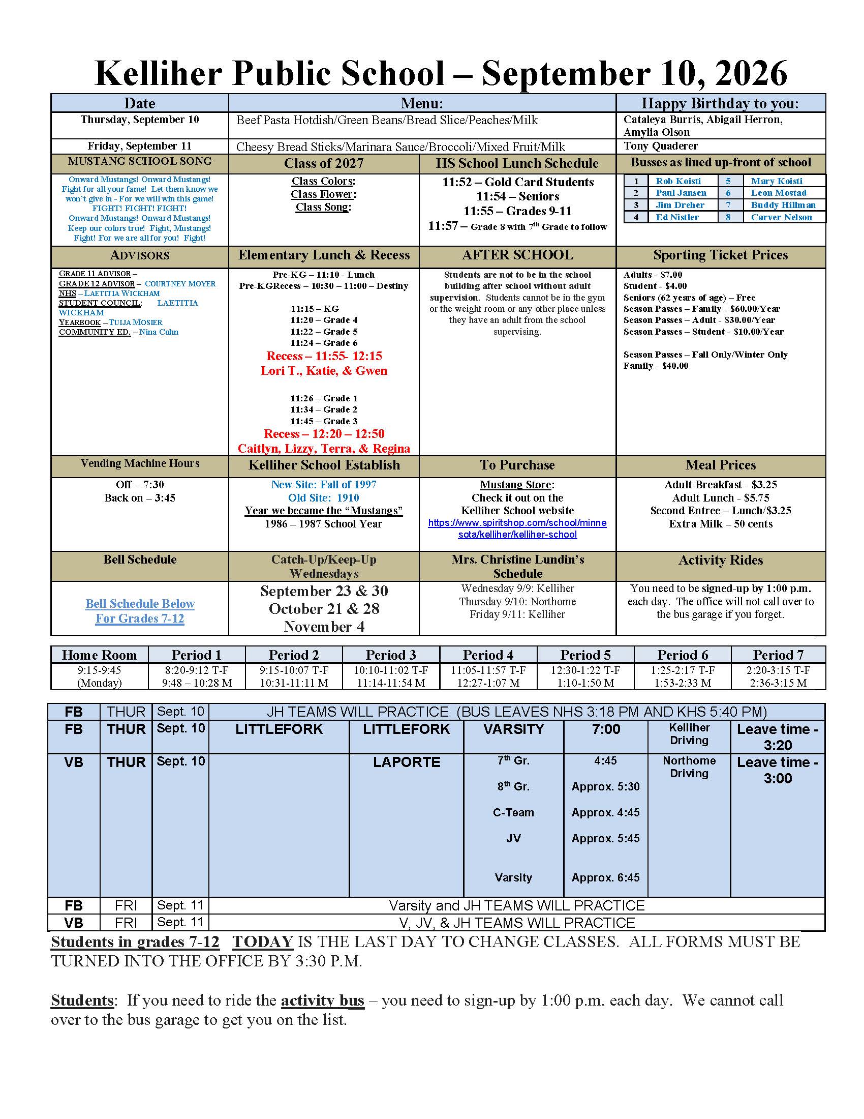 bulletin