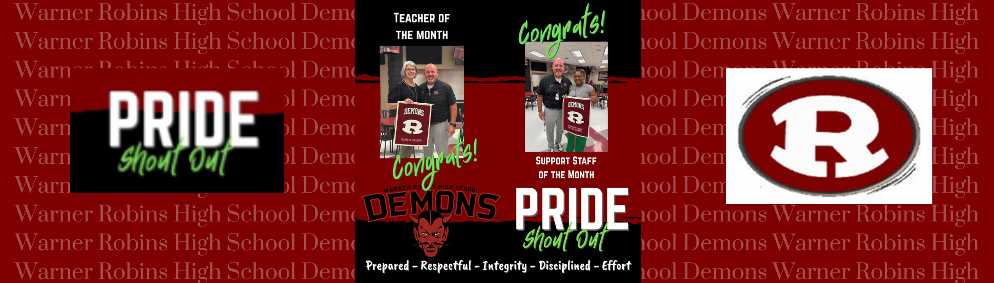 Congratulations to Dr. Slaughter and Mrs. Swan!