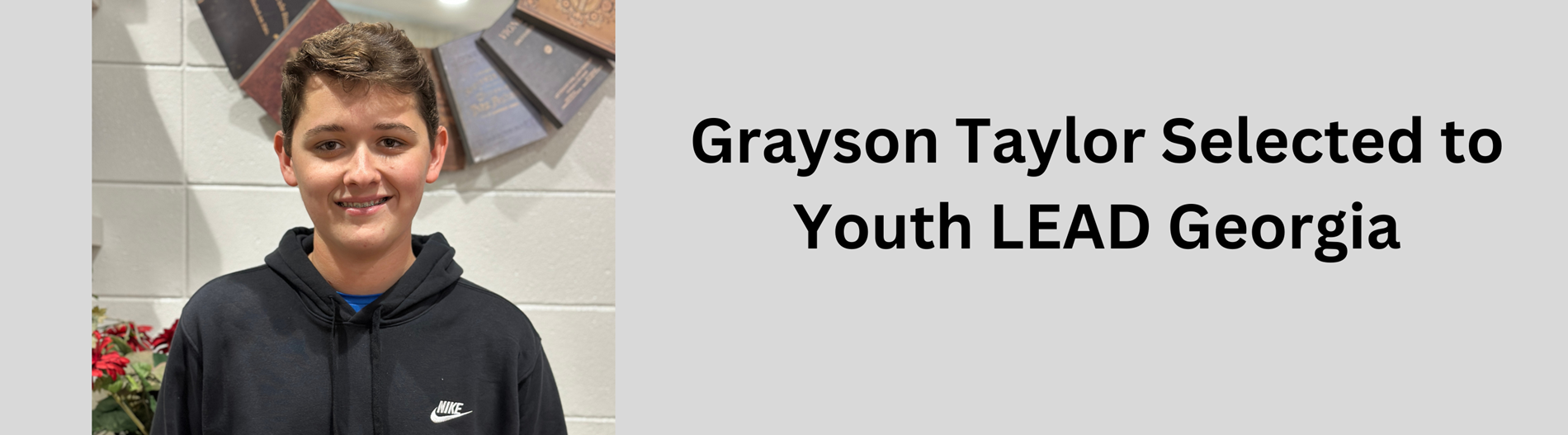 Grayson Taylor Selected to Youth LEAD Georgia