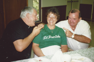 Fr. Pat, Sr. Joan and Deacon Dan