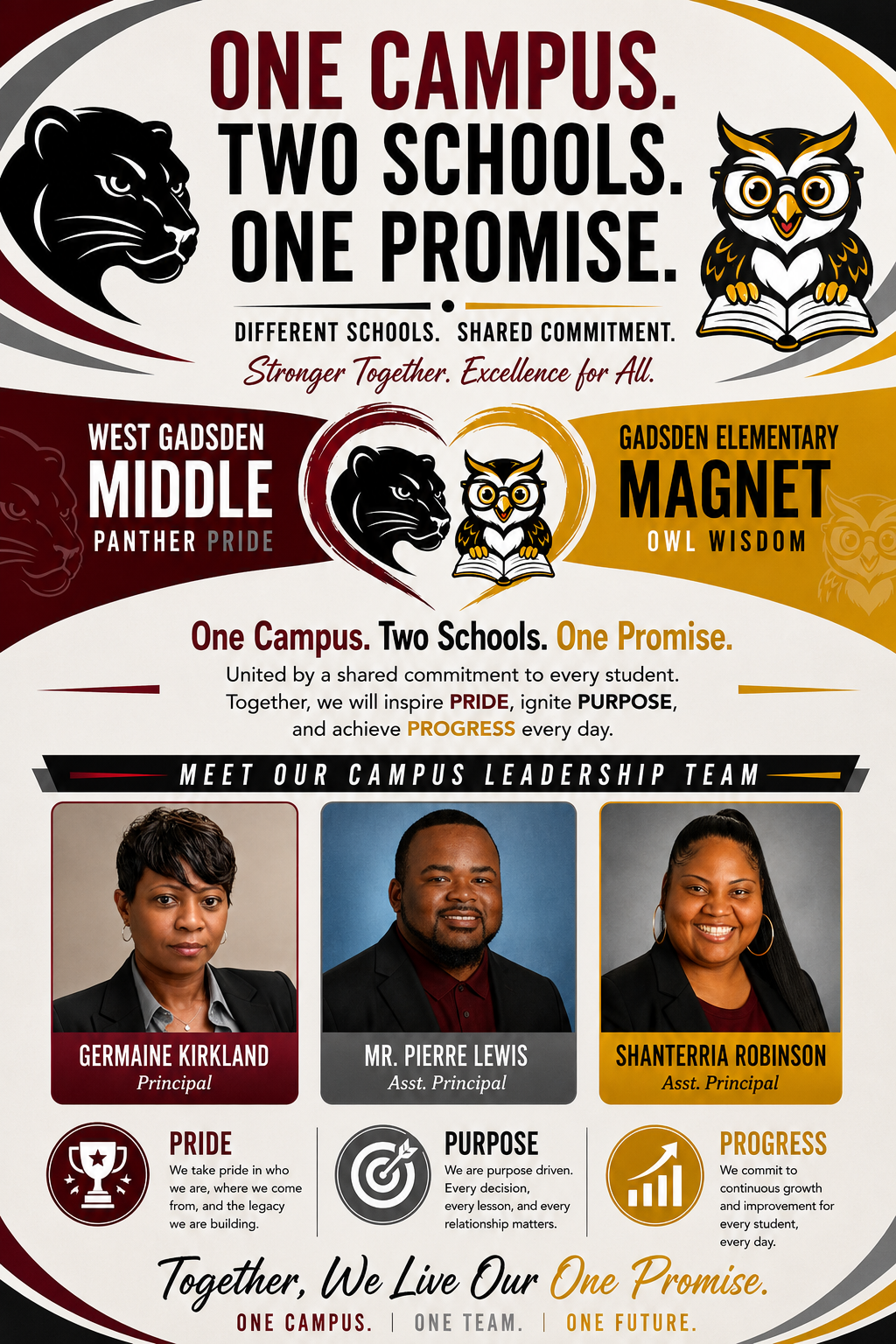 New school Administrators for West Gadsden and Gadsden Magnet 2026-27 
