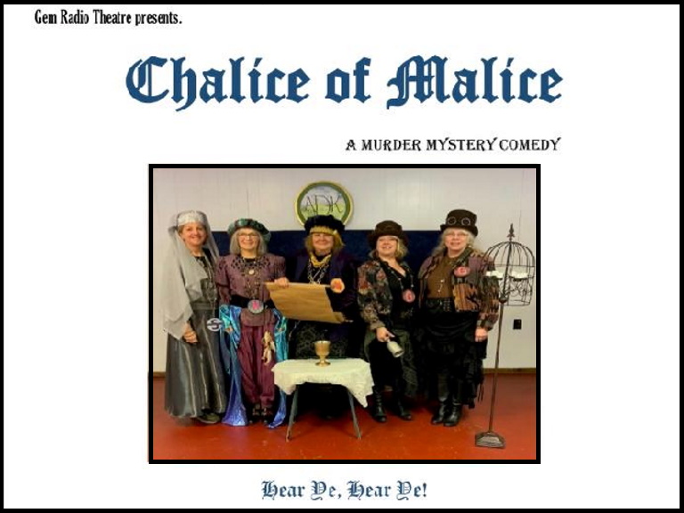 Chalice of Malice Fundraiser Flyer