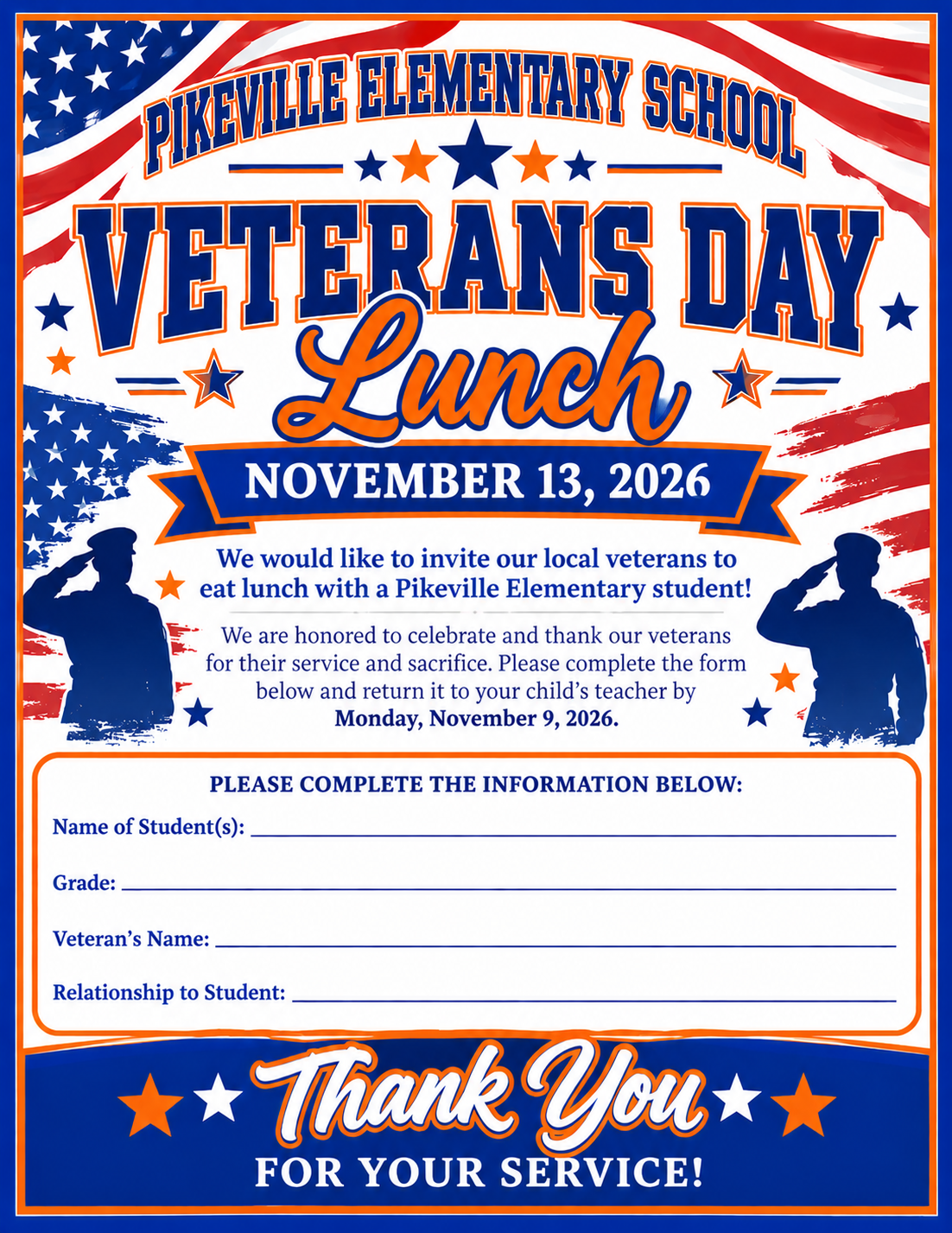 veteran lunch