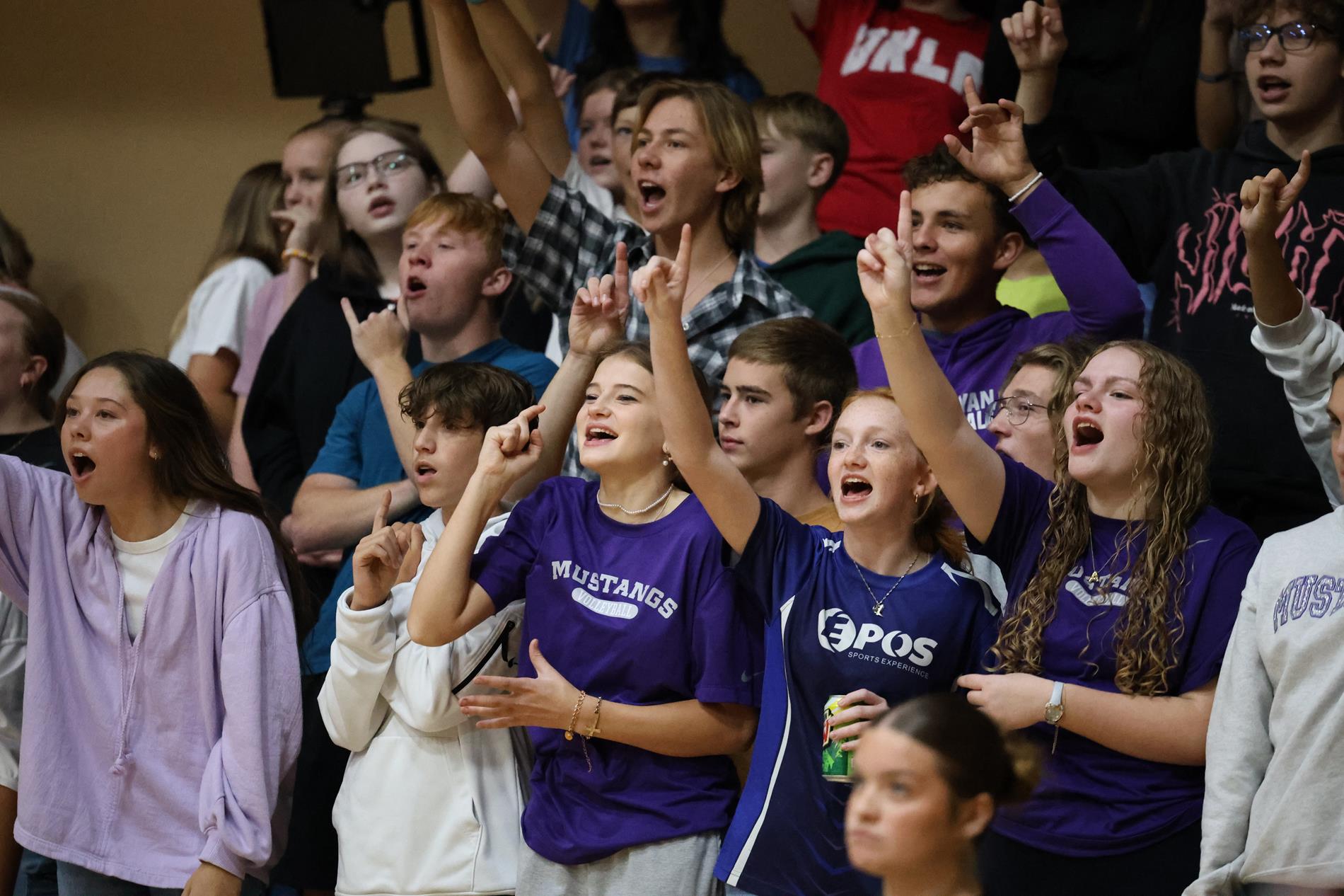 Students Cheering in Stands