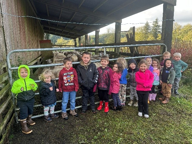 Students on a field trip!