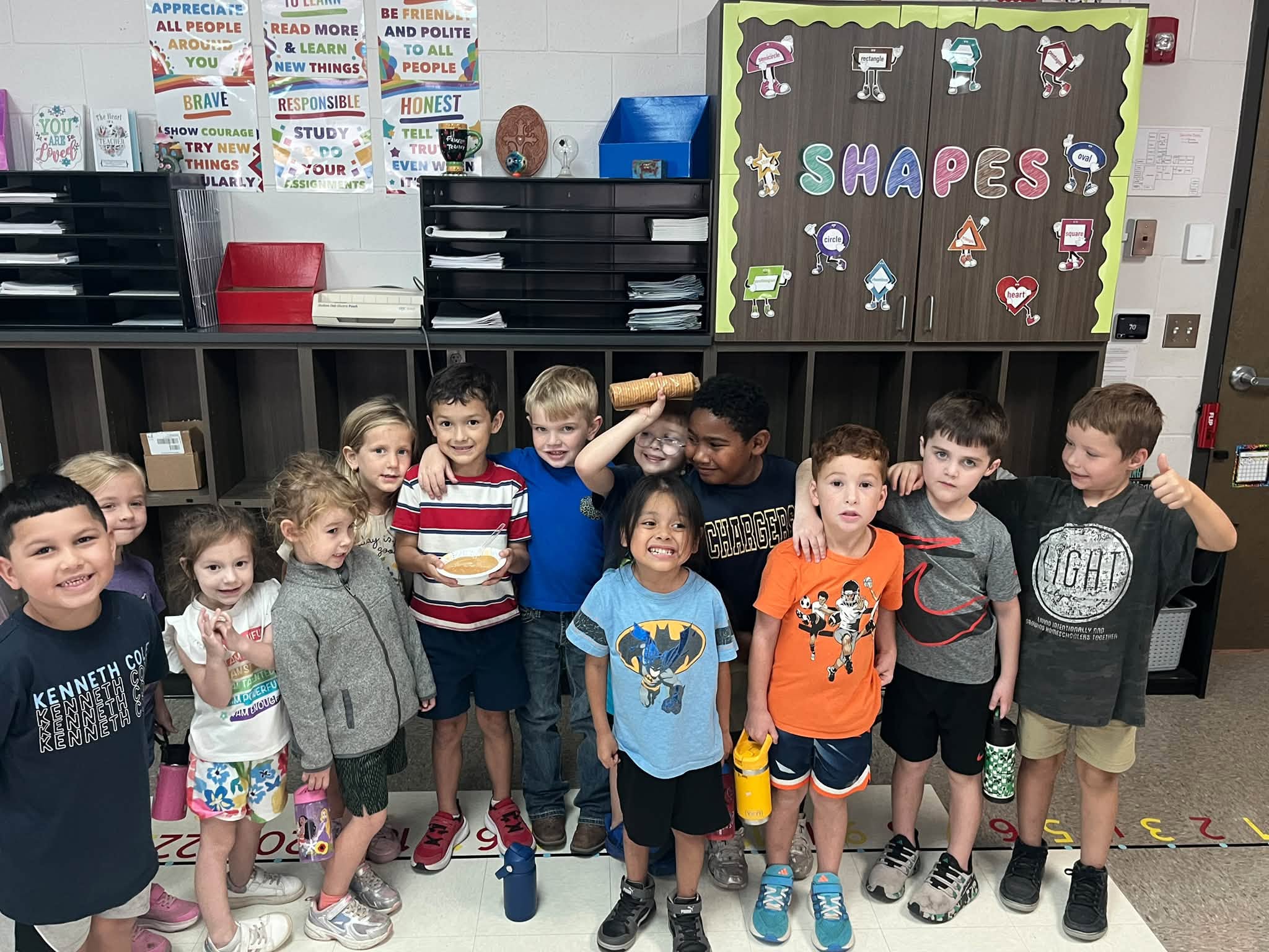 Pre-K made homemade peanut butter!