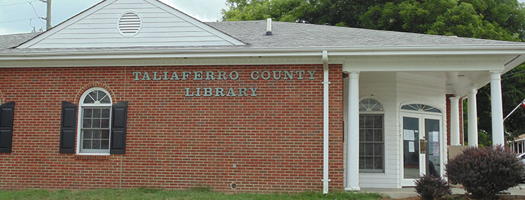 image of taliaferro library building