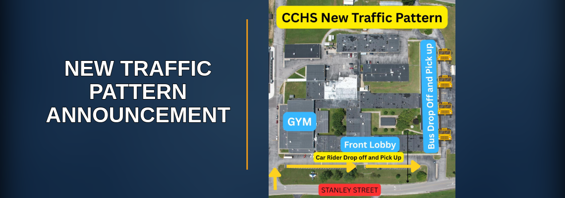 NEW TRAFFIC PATTERN ANNOUNCEMENT