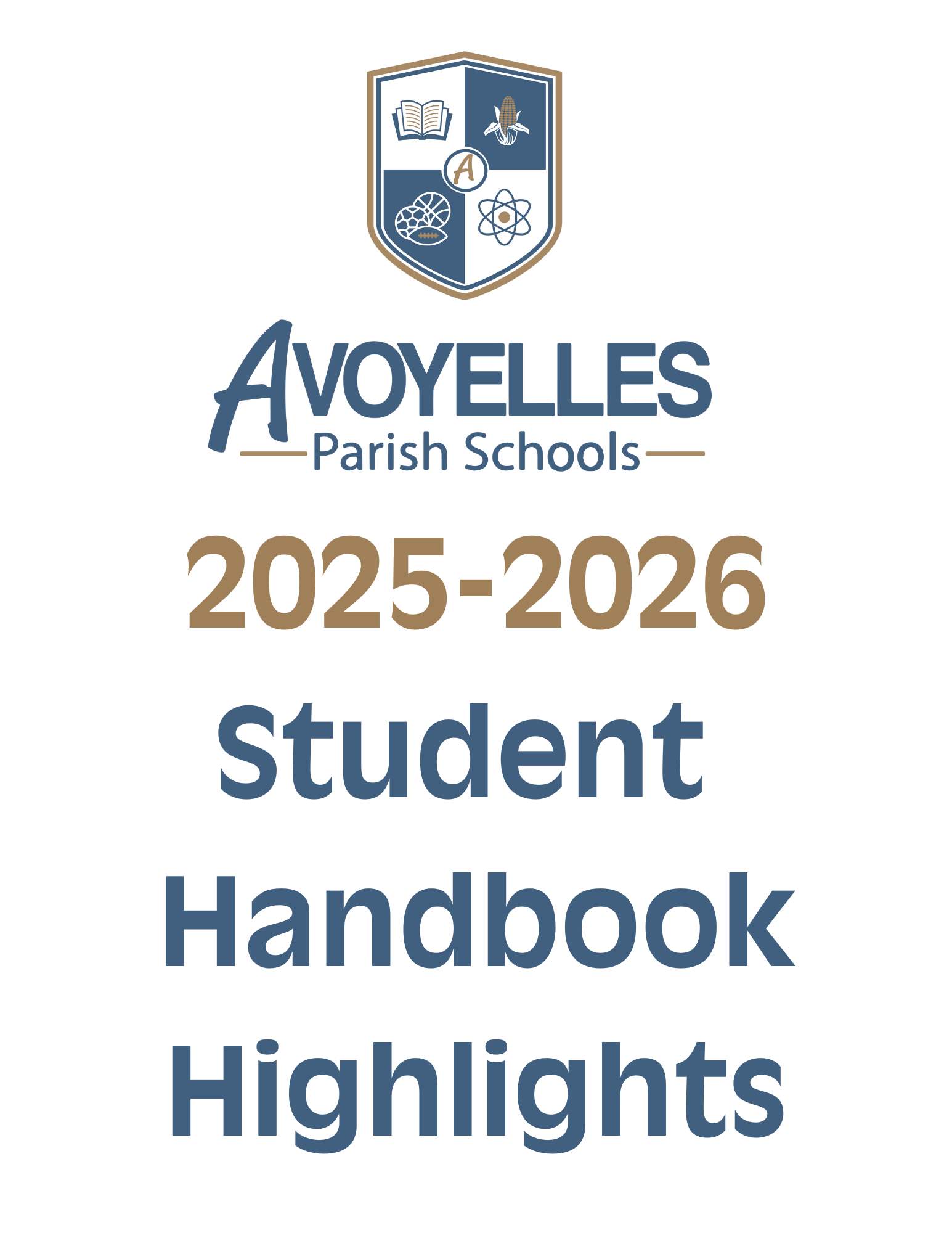 2025-2026 Student Handbook Highlights