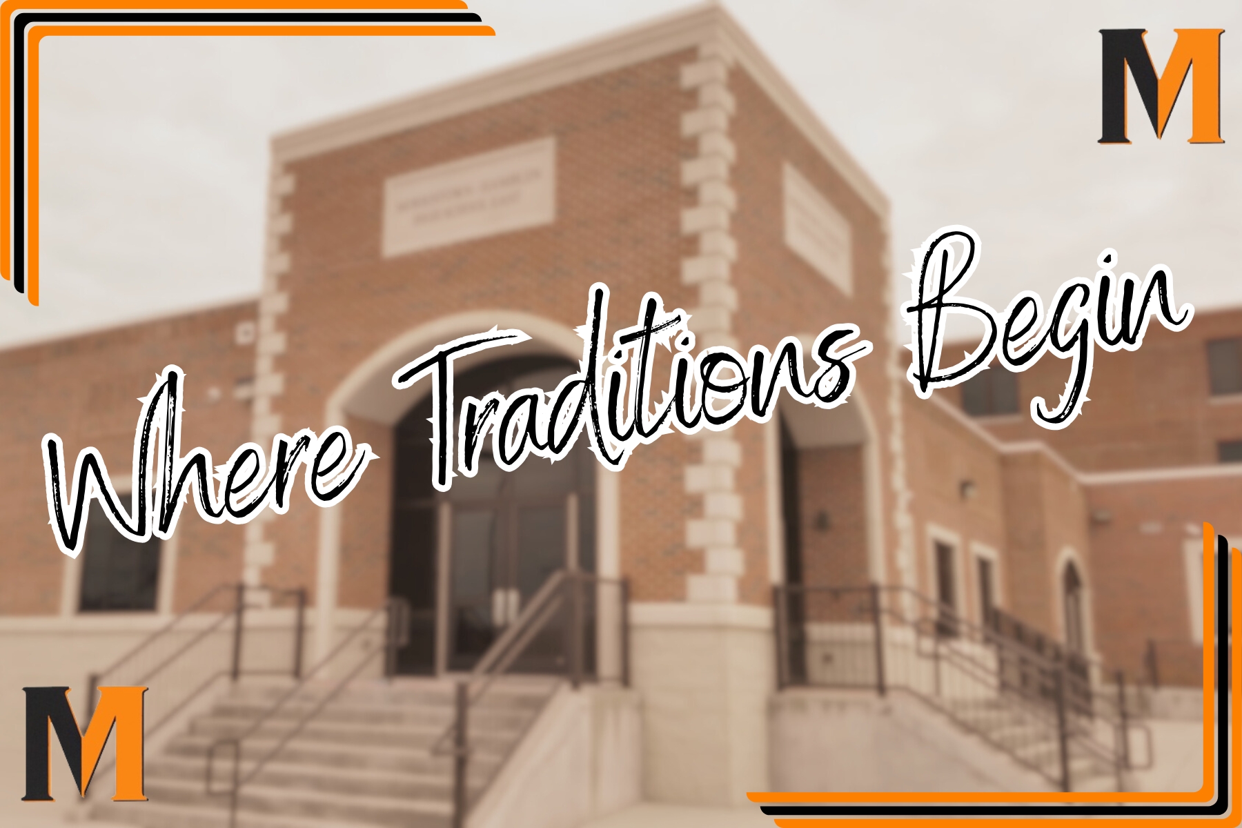 morristown east building text where traditions begin